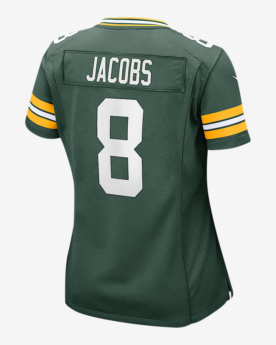 Josh Jacobs Green Bay Packers Women s Nike NFL Game Football Jersey. Nike